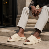 Sandales Hommes Confortables Beige