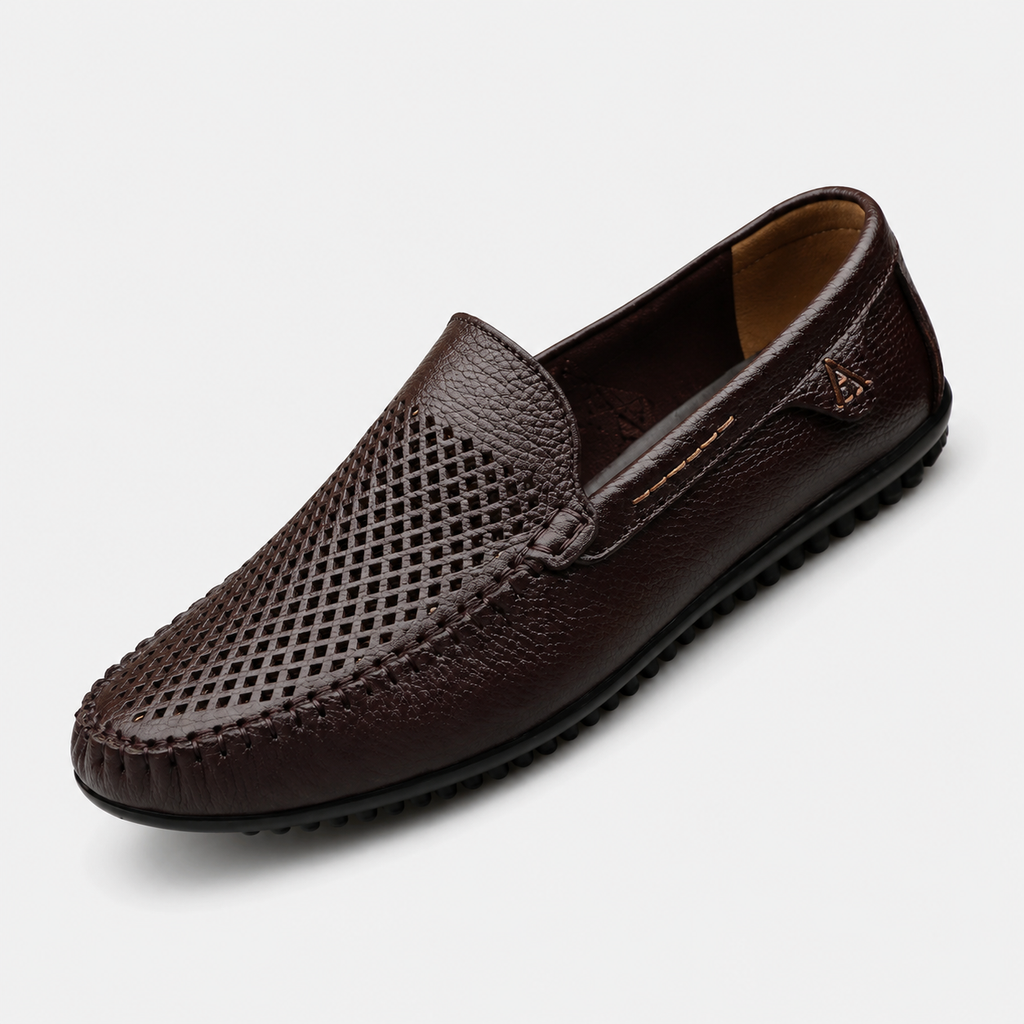 Mocassins Souples En Cuir Synthétique