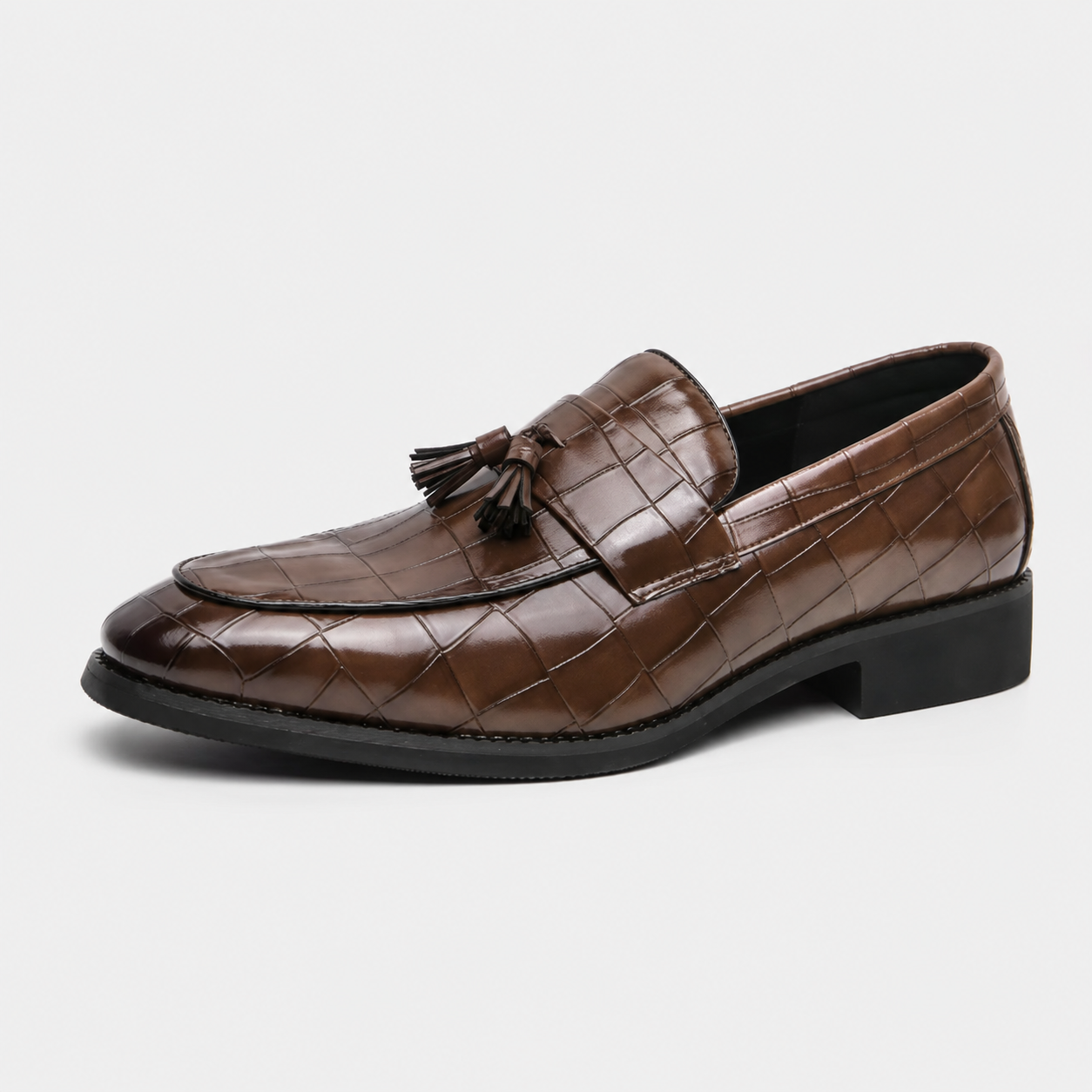 Mocassin À Gland Croco