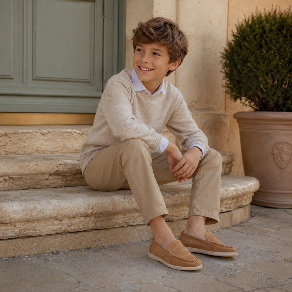 Mocassin Marron Enfant
