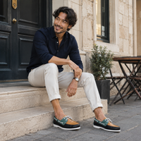 Mocassin Bateau Homme En Cuir