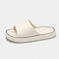 Sandale Homme Confort Été Plastique Blanc Cassé