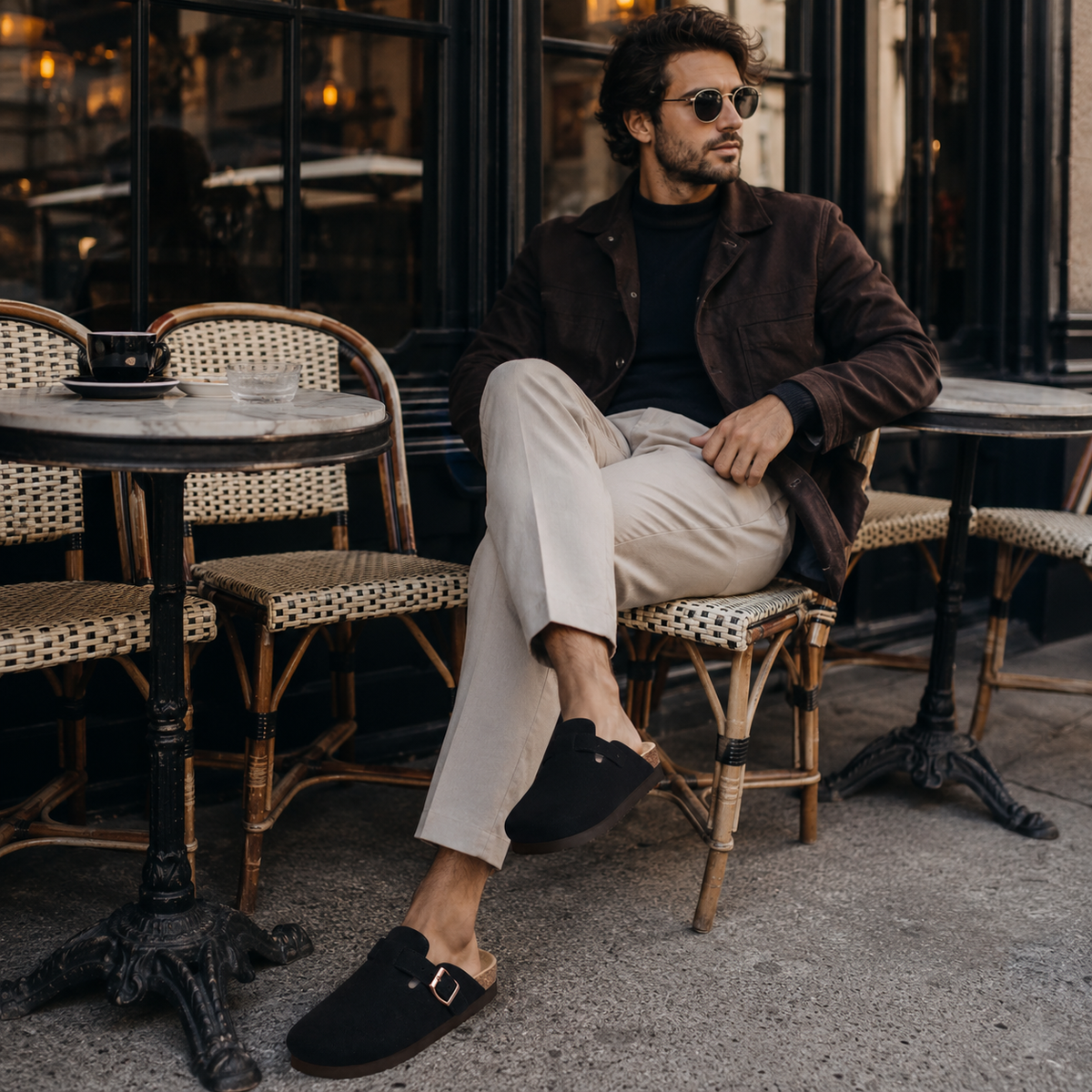 Sabot Cuir Pour Homme