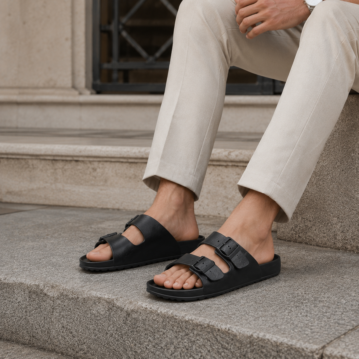 Sandale Homme En Plastique
