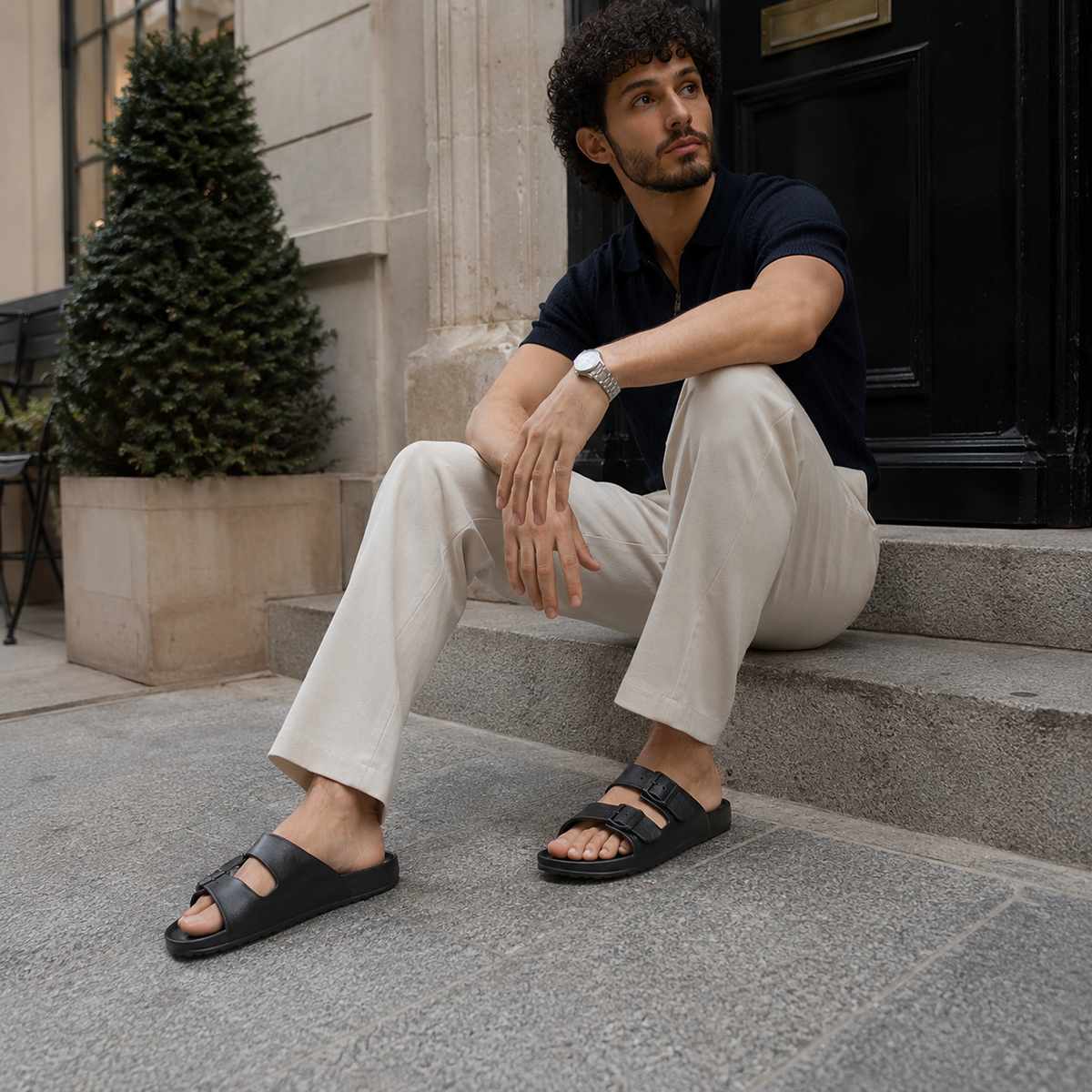 Sandale Homme En Plastique