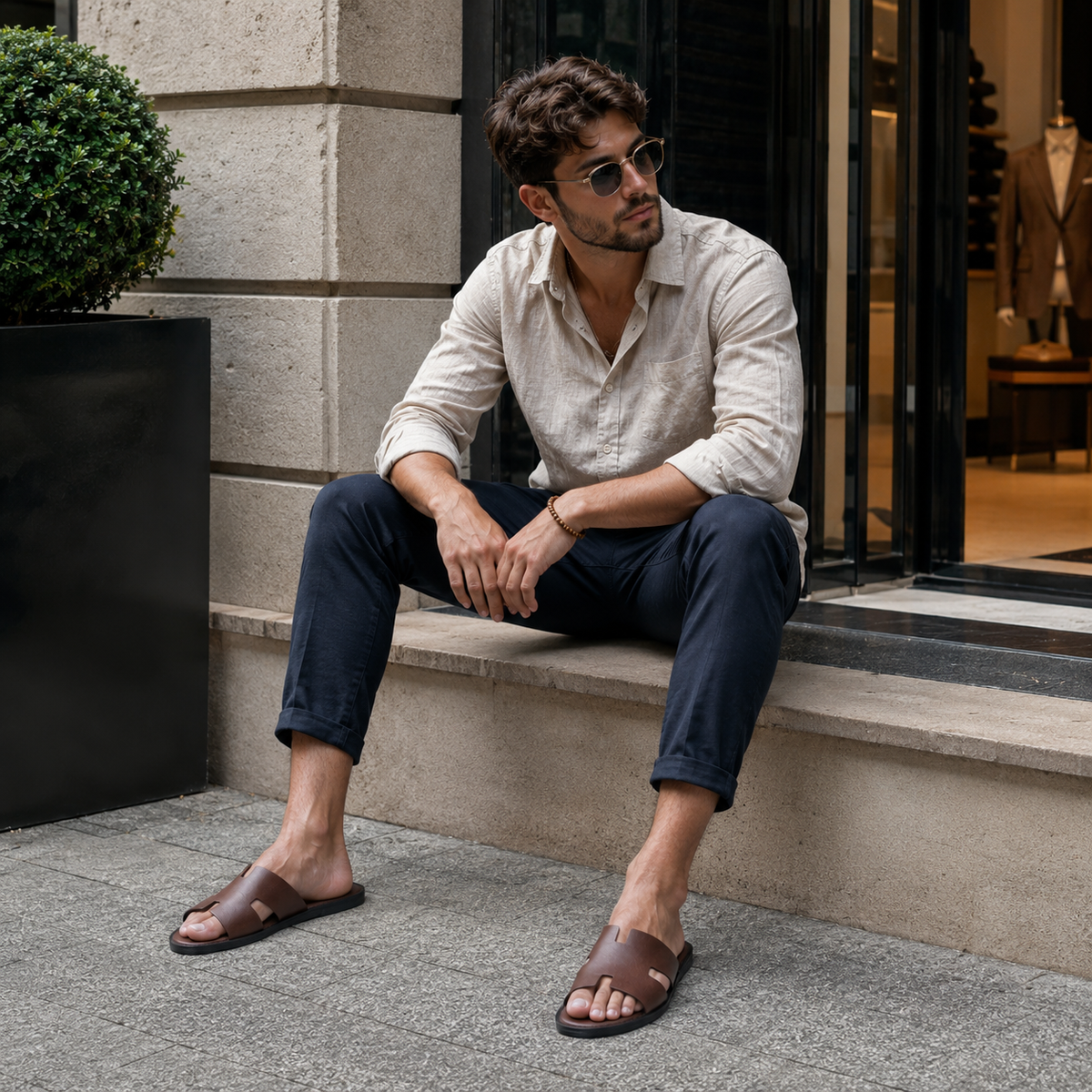 Sandales En Plastique Homme