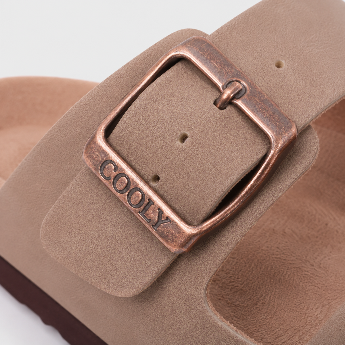 Sandale Cuir Marron Homme