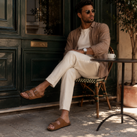 Chaussure Sandale Homme Cuir