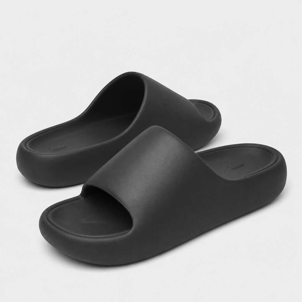 Sandales Plastique Plage Homme Noir