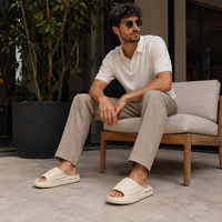Sandales Hommes Confortables Beige