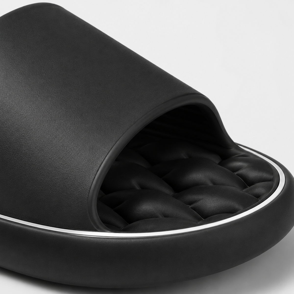 Sandale Homme Plastique Confort Noir