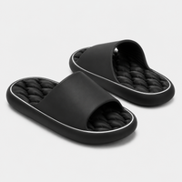 Sandale Homme Plastique Confort Noir