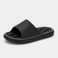 Sandale Homme Plastique Confort Noir