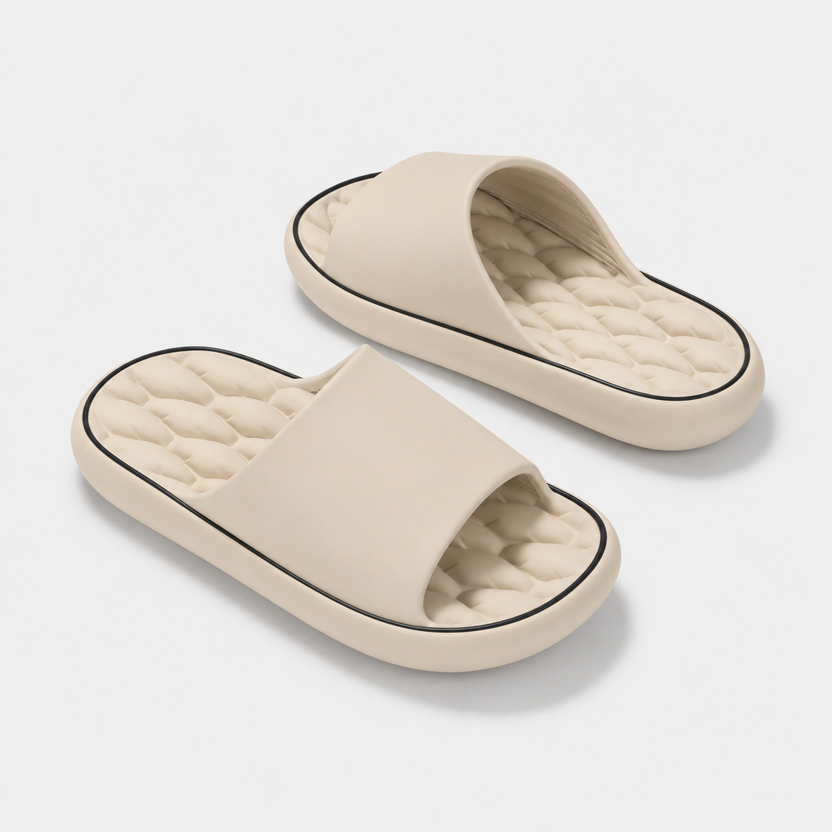 Sandale Ultra Confortable Homme Beige
