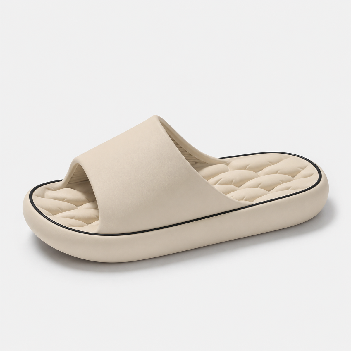 Sandale Ultra Confortable Homme Beige