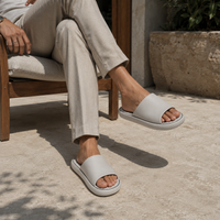 Sandales Plastique Plage Homme Gris