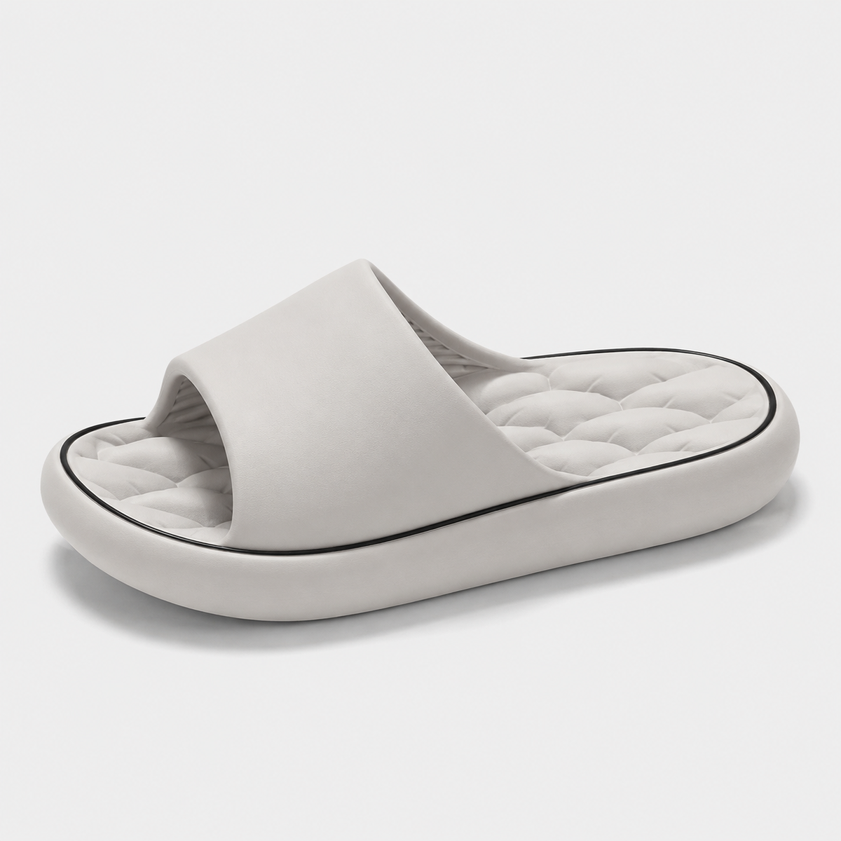 Sandales Plastique Plage Homme Gris
