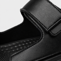 Sandales Homme Cuir Confort noir