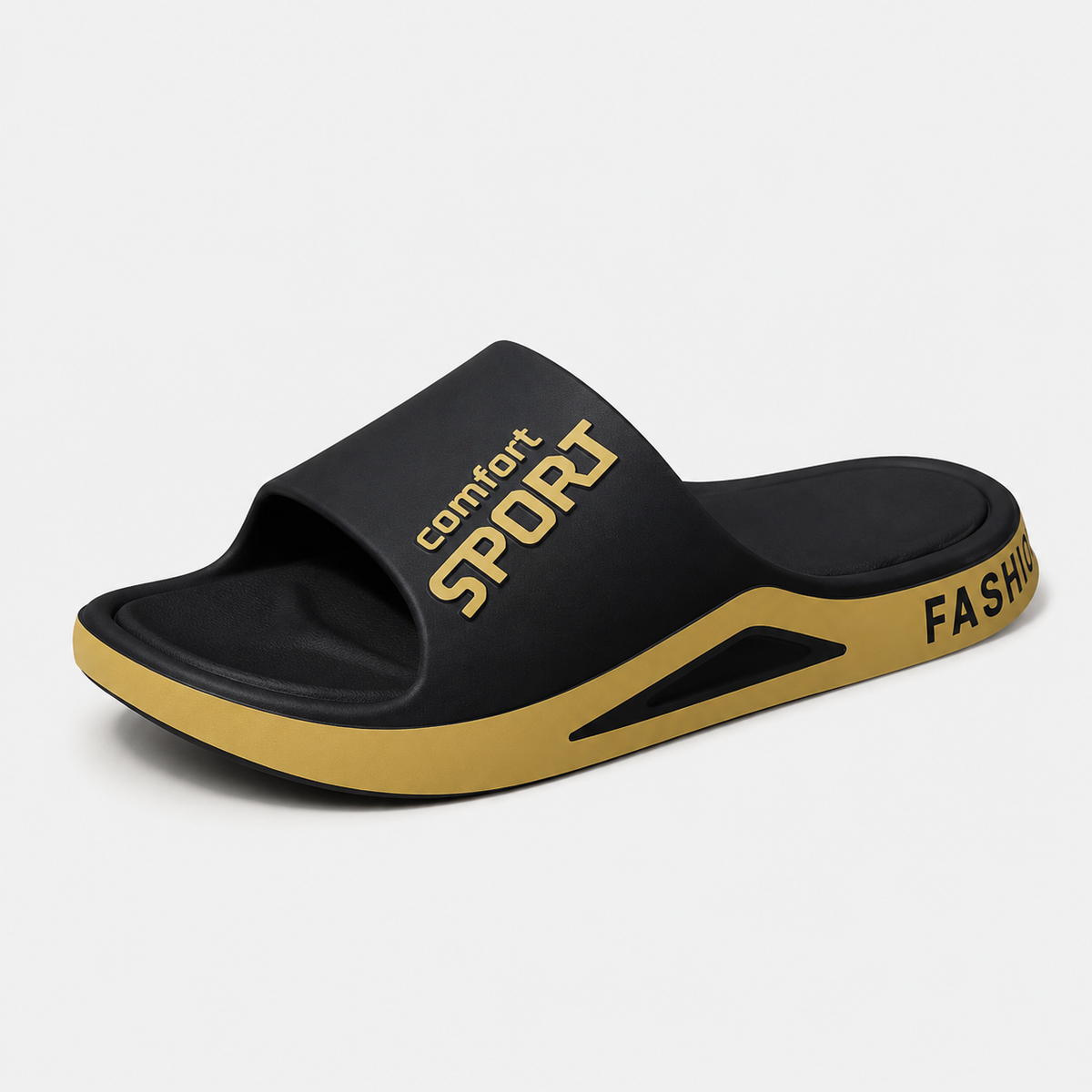Sandales Noir De Plage En Plastique Homme