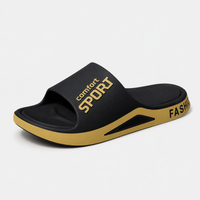 Sandales Noir De Plage En Plastique Homme