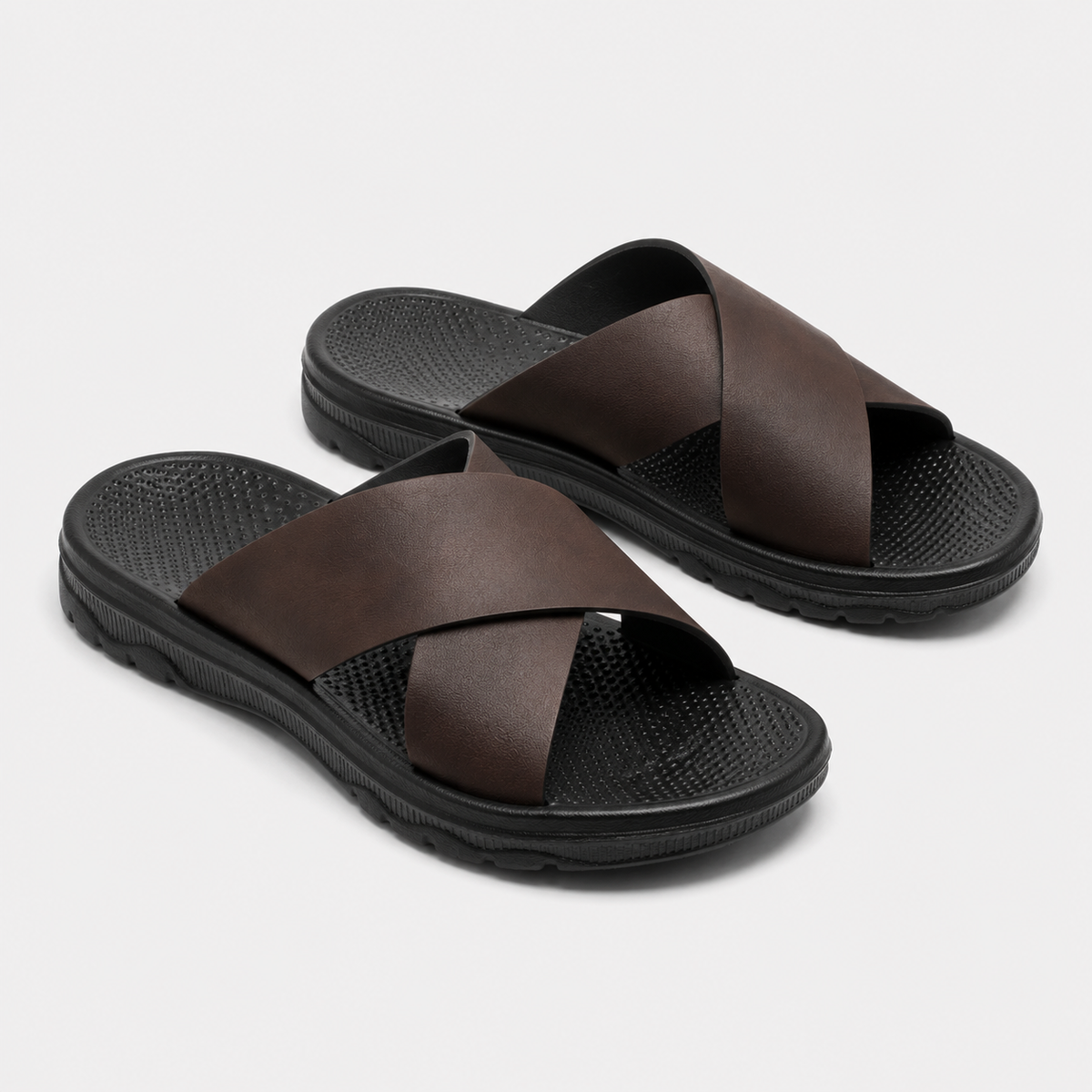 Sandale De Marche Confortable Marron