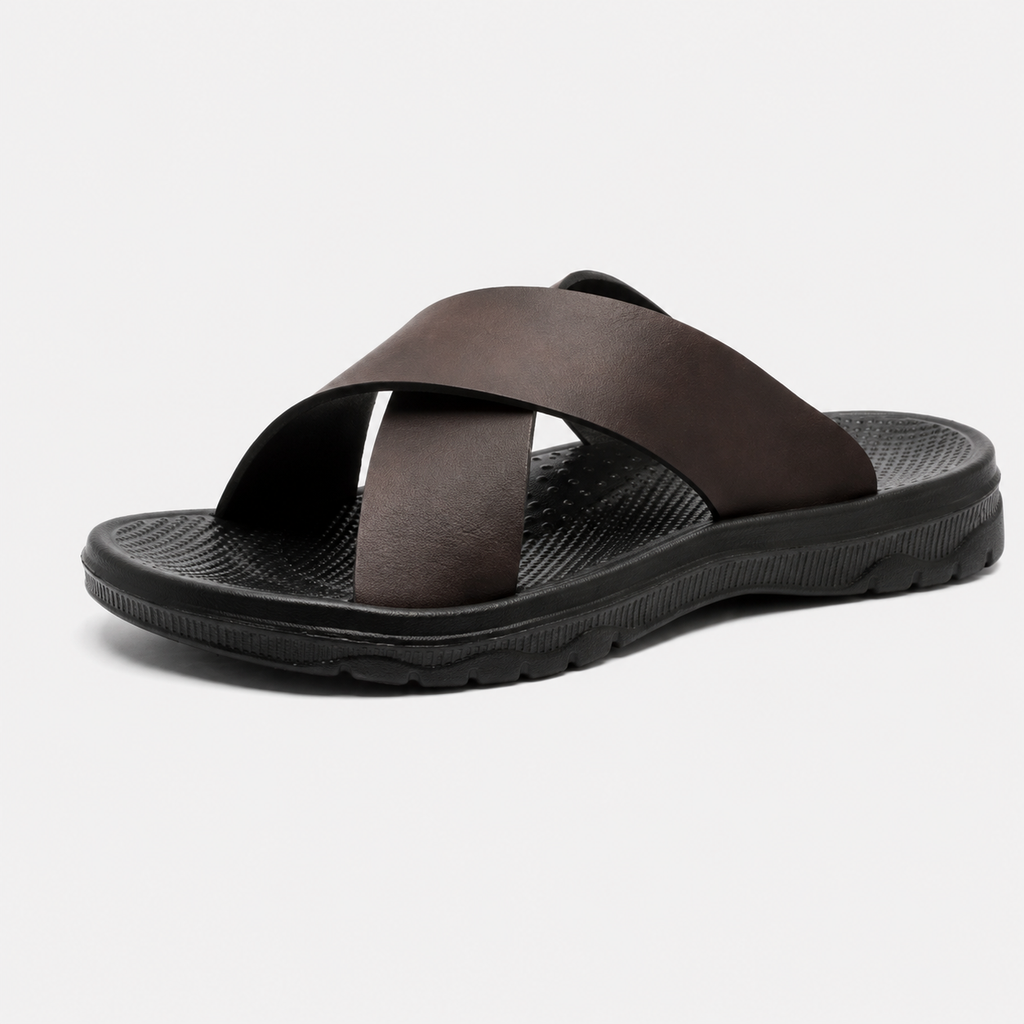 Sandale De Marche Confortable Marron