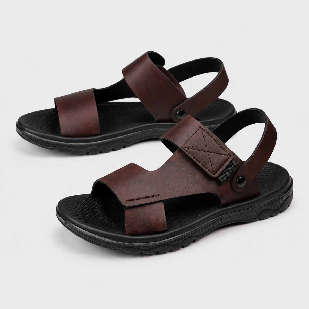 Sandales De Marche Hommes Marron
