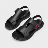 Sandales Homme De Marche Noir