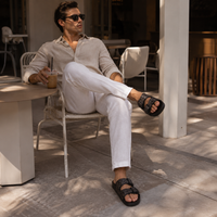 Sandales Homme De Luxe Noir