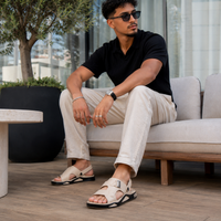 Sandales Homme De Randonnée Beige