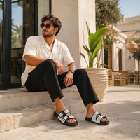 Sandales Homme De Luxe Blanc