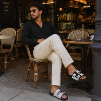 Sandales Homme De Luxe Blanc