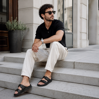 Sandales Plastiques Homme Noir