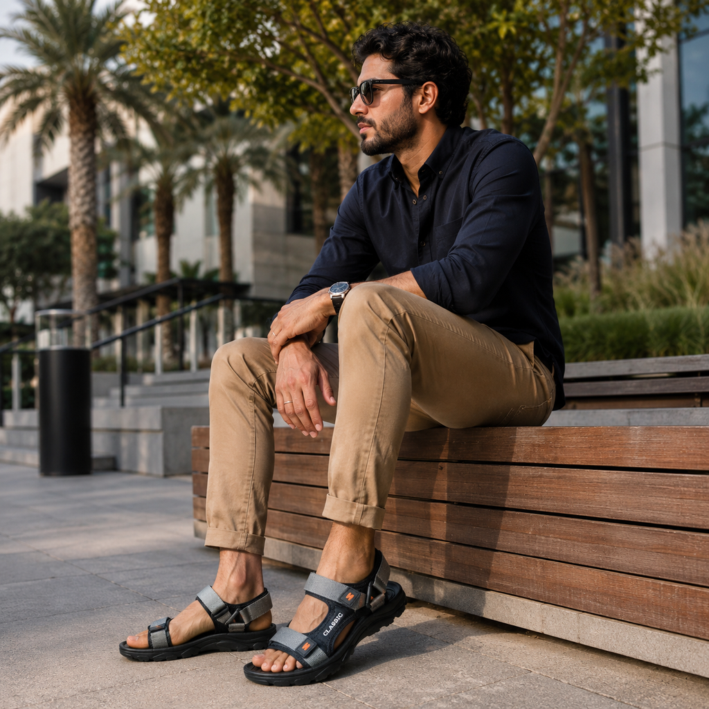 Sandales De Randonnées Homme Gris