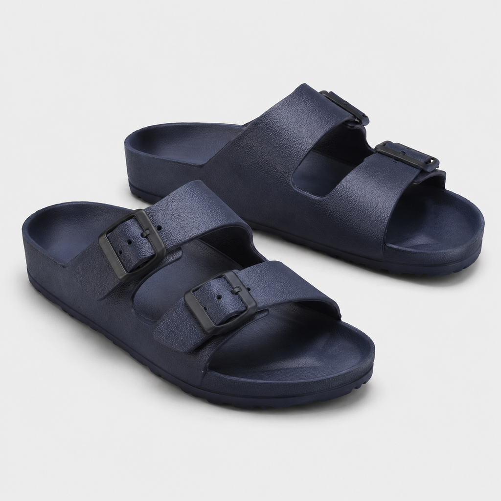 Sandales Plastiques Homme Bleu