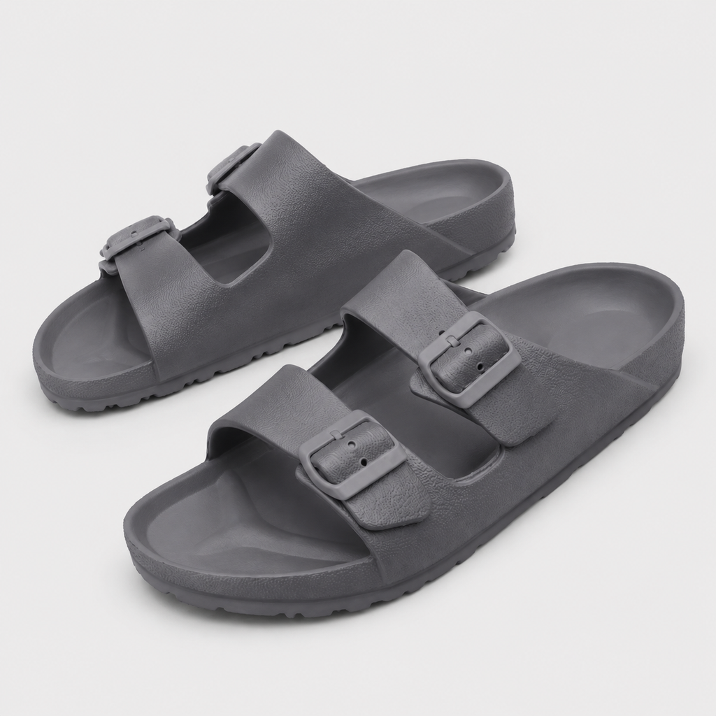 Sandales Plastiques Homme Gris