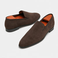 Mocassins Homme en Daim Premium Marron