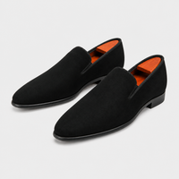 Mocassins Homme en Daim Premium Noir