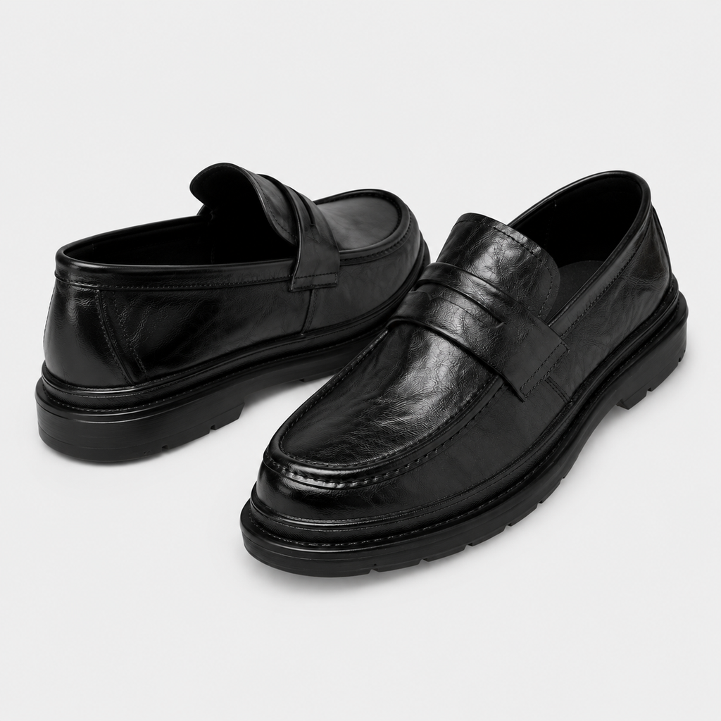 Mocassin Noir Homme Luxe
