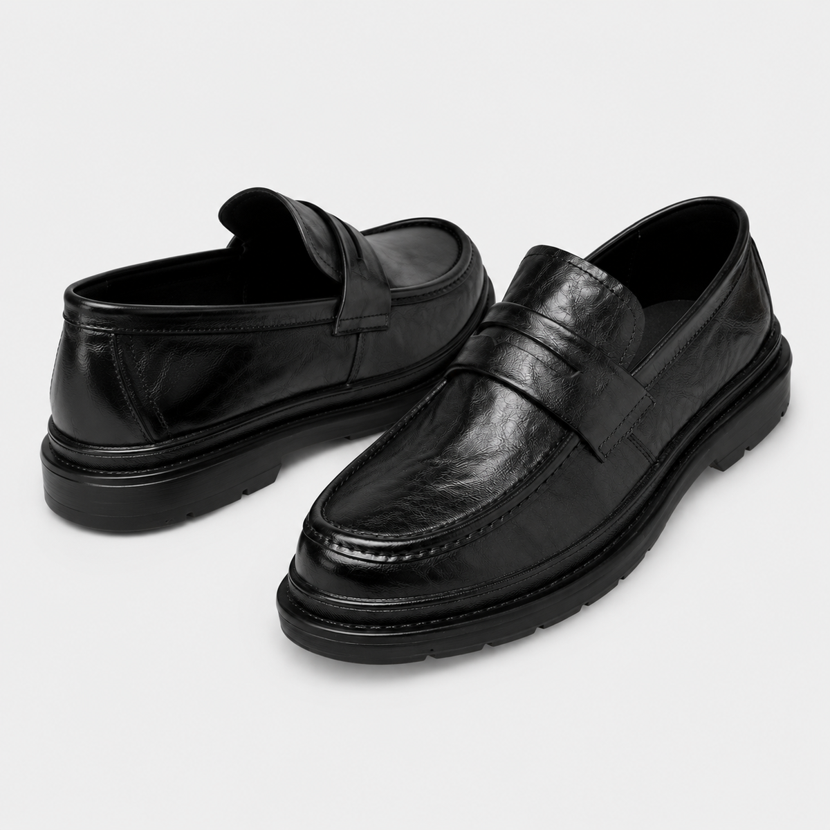 Mocassin Noir Homme Luxe