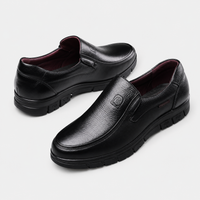Mocassins Homme Cuir Souple Noir