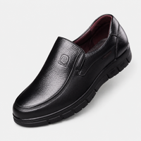 Mocassins Homme Cuir Souple Noir