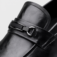 Mocassin Homme Noir Brillant