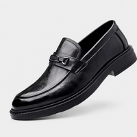 Mocassin Homme Noir Brillant