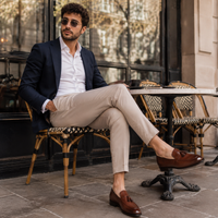 Mocassin À Gland Homme Marron