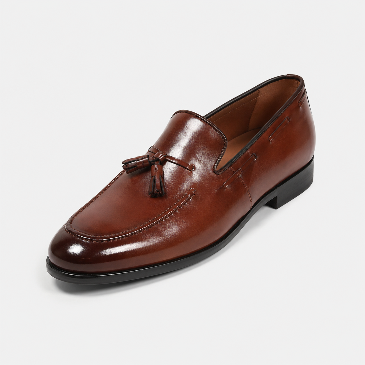 Mocassin À Gland Homme Marron