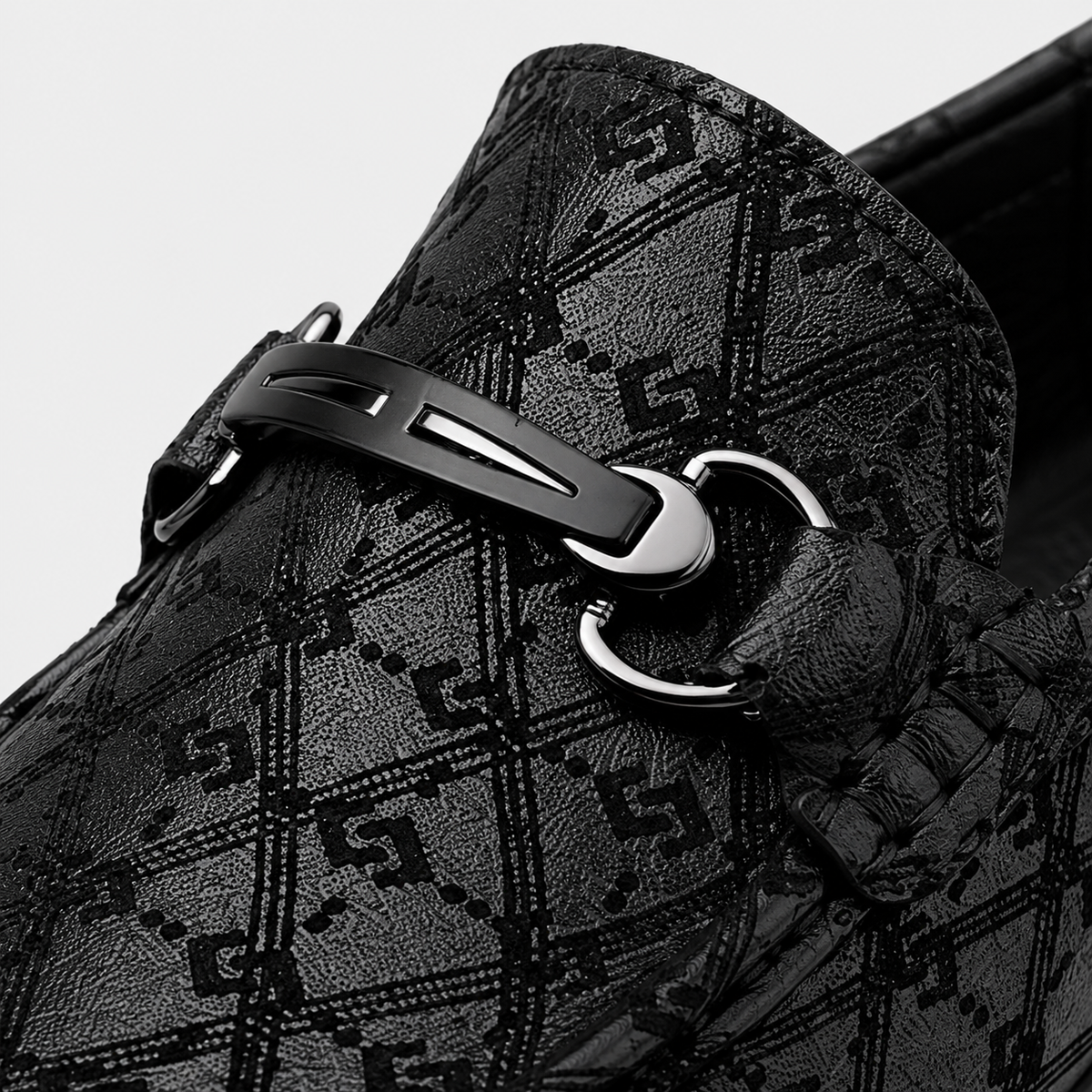 Mocassins En Cuir Noir Luxe Pour Homme