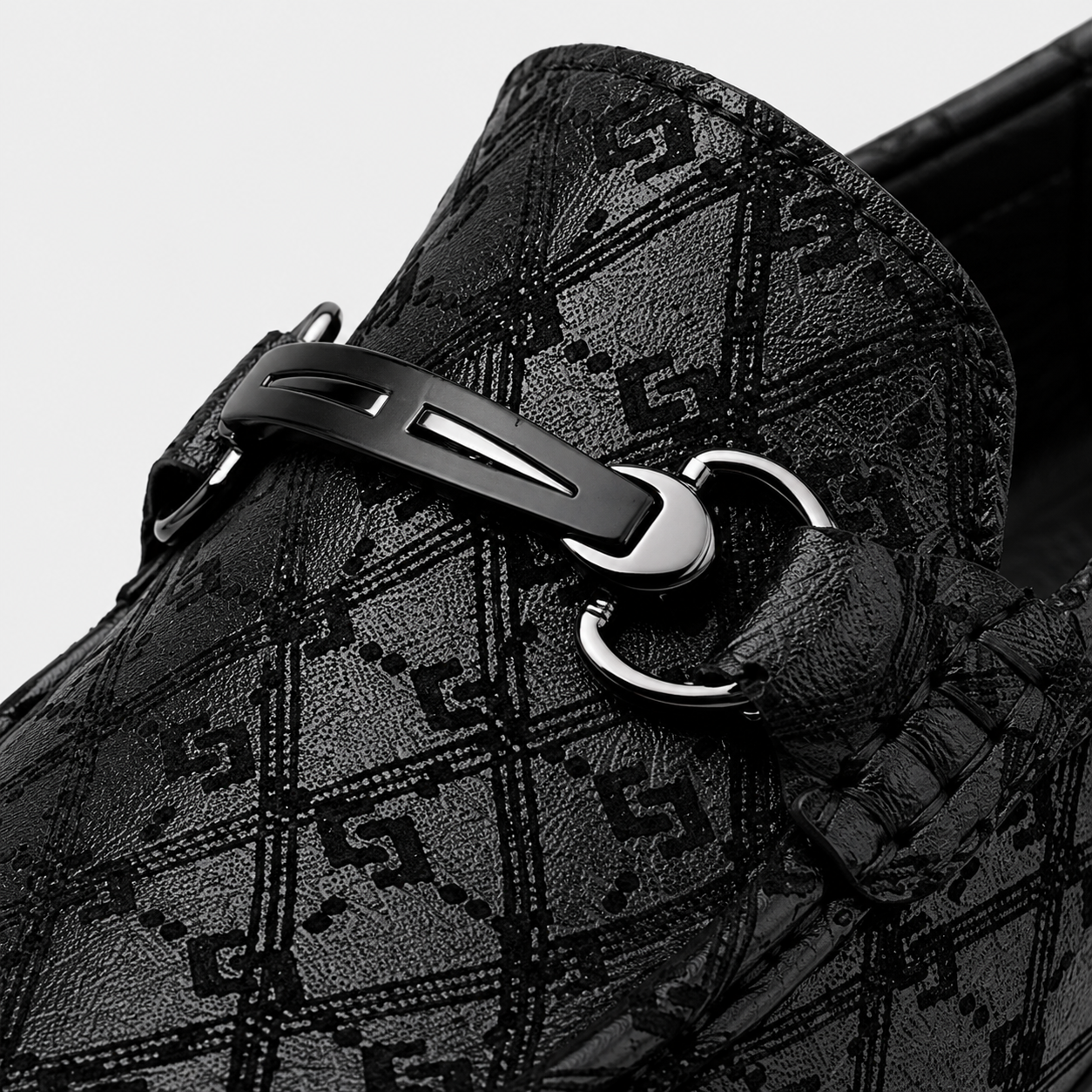 Mocassins En Cuir Noir Luxe Pour Homme