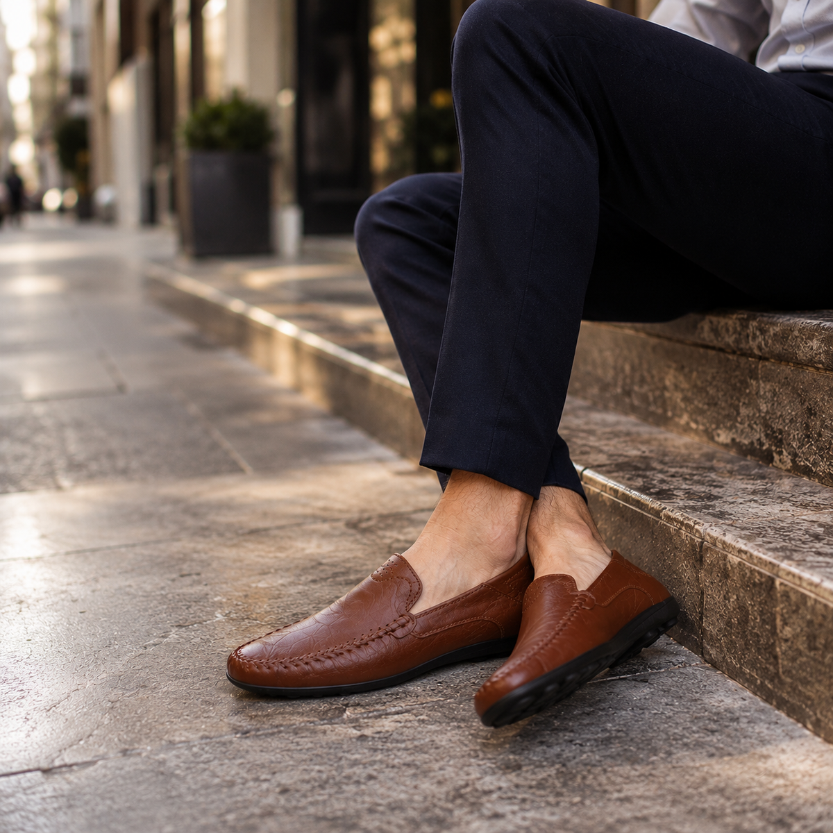 Mocassins Orthopédiques Pour Homme
