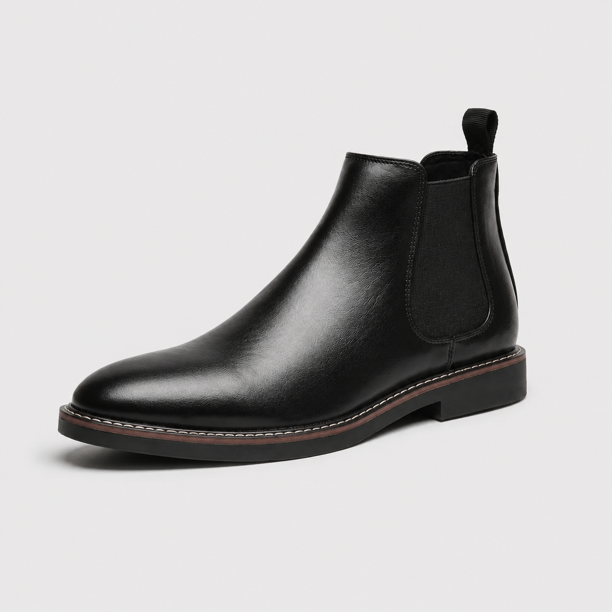 Chelsea Boots Homme Noires — Bottines Rétro Confortables Style British